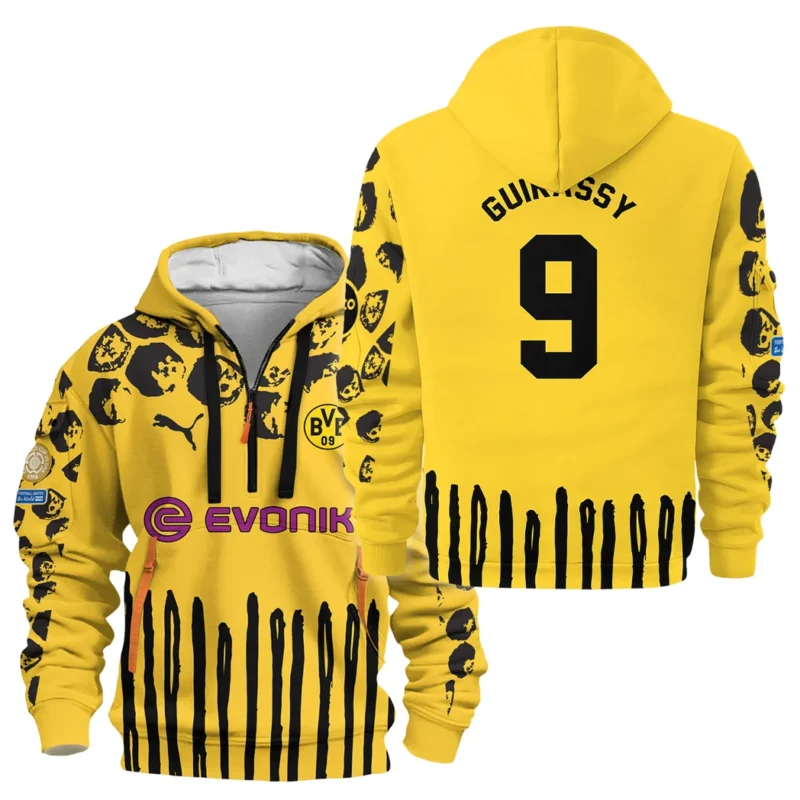 Sport Hoodie Half Zipper For Fan Football HVN1101SG070125HODZ