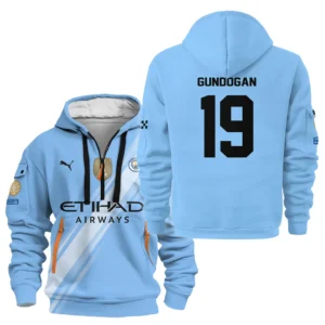Fans Gift Sport Hoodie Half Zipper For Fan Football HVN1102IG070125HODZ