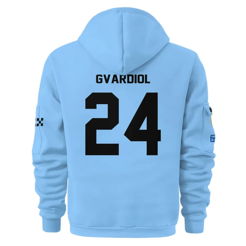 Fans Gift Sport Hoodie Half Zipper For Fan Football HVN1102JG070125HODZ - Image 3