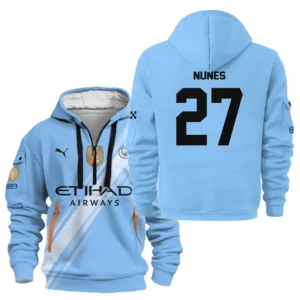 Fans Gift Sport Hoodie Half Zipper For Fan Football HVN1102MN070125HODZ
