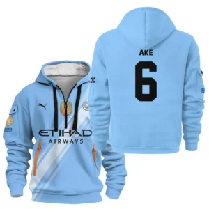 Fans Gift Sport Hoodie Half Zipper For Fan Football HVN1102NA070125HODZ