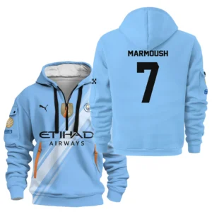 Fans Gift Sport Hoodie Half Zipper For Fan Football HVN1102OM070125HODZ