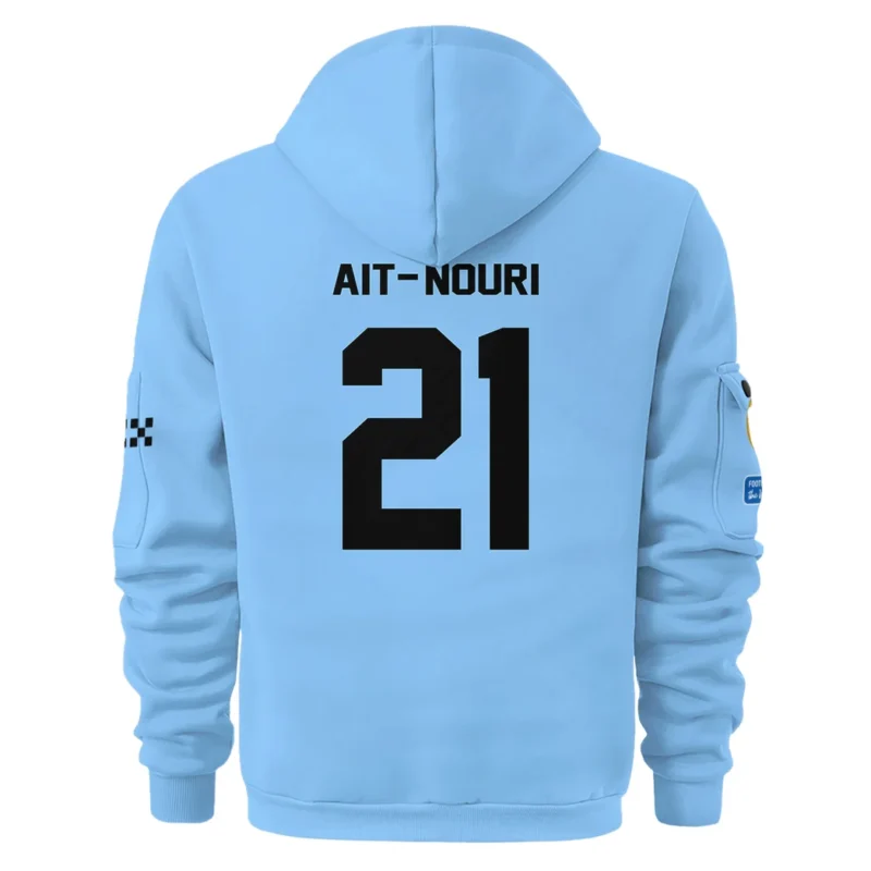 Fans Gift Sport Hoodie Half Zipper For Fan Football HVN1102RAN070125HODZ - Image 3