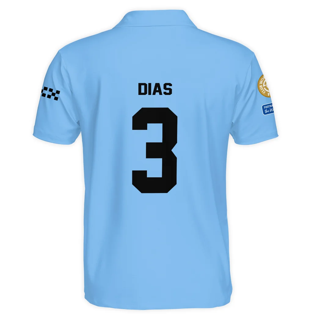 Footballer Football Polo Shirt  For Fan Footballer HVN1102RD070125POS - Image 3