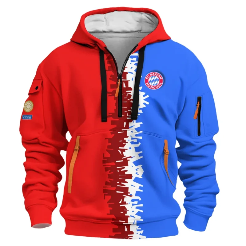 Football Hoodie Half Zipper Club World Cup 2025 For Fan Football HVN1103BM070225HODZ - Image 2