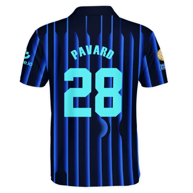 Footballer Sport Milano Polo Shirt  For Fan Footballer HVN1104BP070225POS - Image 3