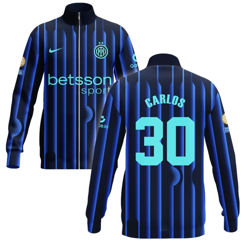 Fans Gift Sport Stand Collar Jacket  For Fan Football HVN1104CA070225SCJ