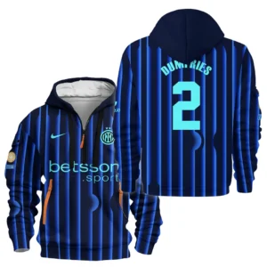 Fans Gift Sport Hoodie Half Zipper For Fan Football HVN1104DD070225HODZ
