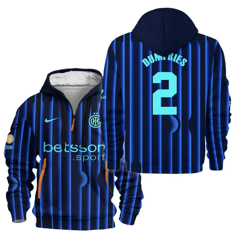 Fans Gift Sport Hoodie Half Zipper For Fan Football HVN1104DD070225HODZ