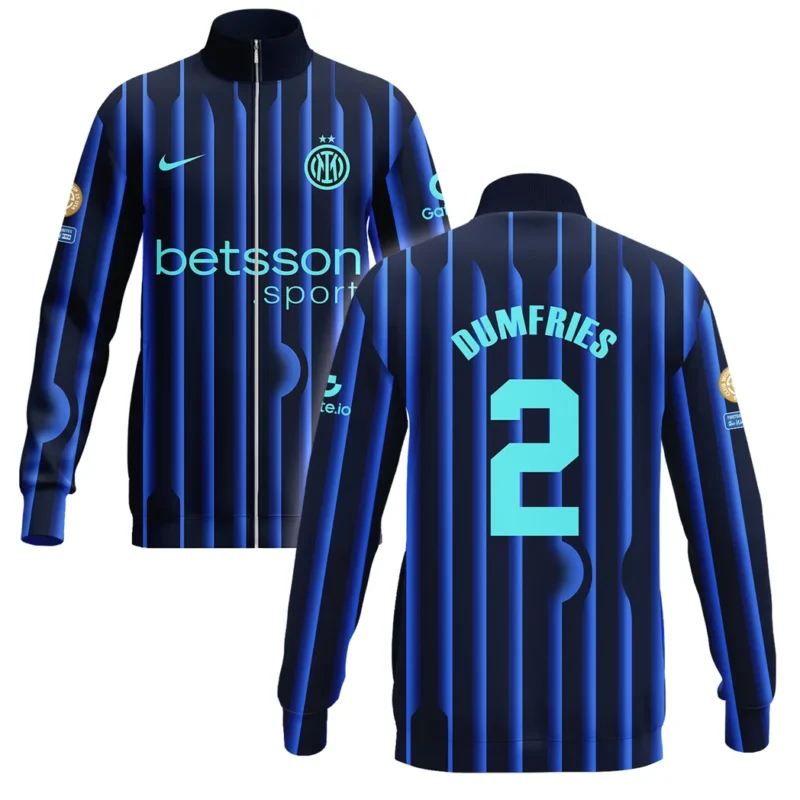 Fans Gift Sport Stand Collar Jacket  For Fan Football HVN1104DD070225SCJ