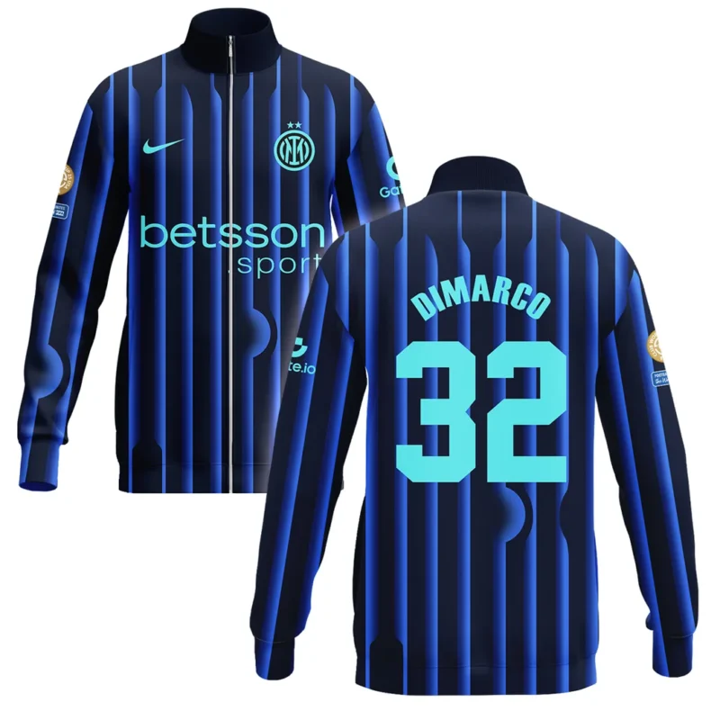 Fans Gift Sport Stand Collar Jacket  For Fan Football HVN1104FD070225SCJ