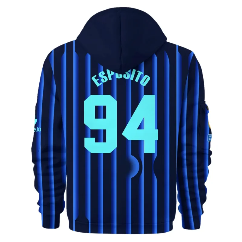 Fans Gift Sport Hoodie Half Zipper For Fan Football HVN1104FE070225HODZ - Image 3