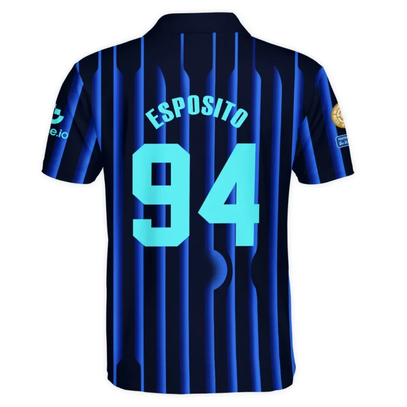 Footballer Sport Milano Polo Shirt  For Fan Footballer HVN1104FE070225POS - Image 3