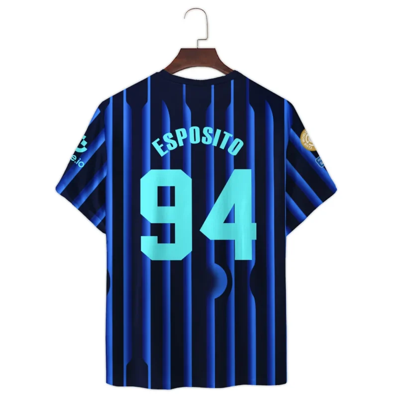 Footballer Sport Milano T-Shirt  For Fan Footballer HVN1104FE070225TS3D - Image 3