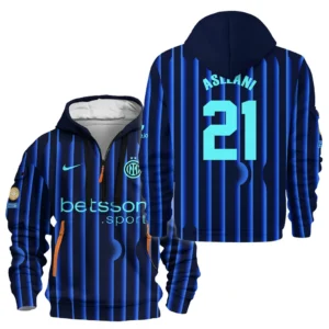 Fans Gift Sport Hoodie Half Zipper For Fan Football HVN1104KA070225HODZ