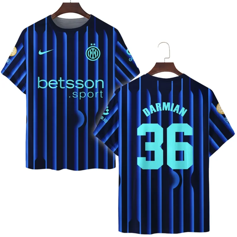Footballer Sport Milano T-Shirt  For Fan Footballer HVN1104MD070225TS3D