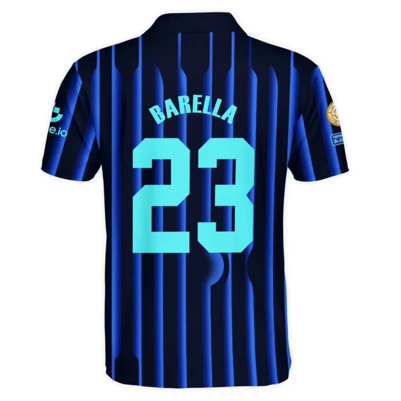 Footballer Sport Milano Polo Shirt  For Fan Footballer HVN1104NB070225POS - Image 3