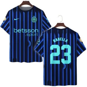 Footballer Sport Milano T-Shirt  For Fan Footballer HVN1104NB070225TS3D