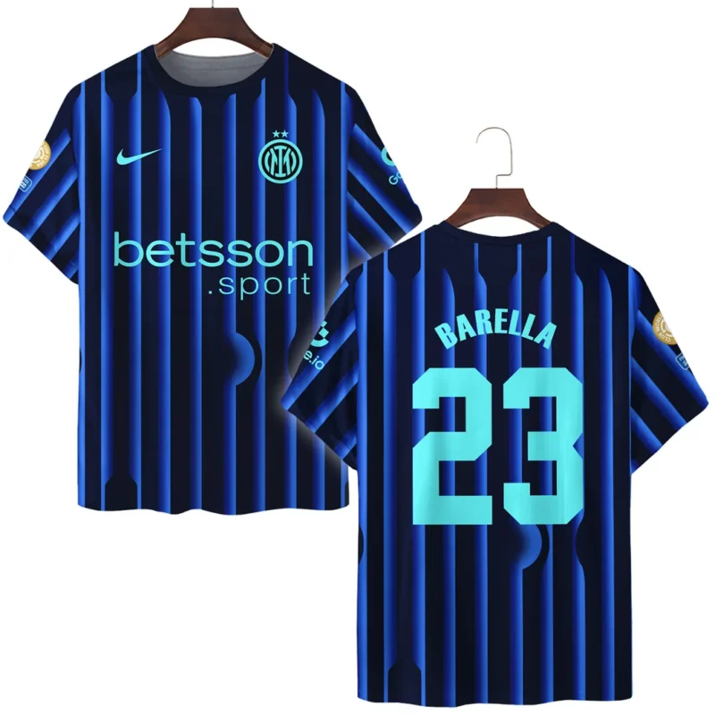 Footballer Sport Milano T-Shirt  For Fan Footballer HVN1104NB070225TS3D