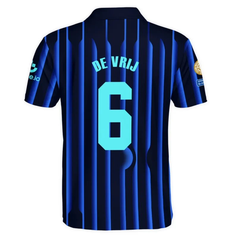 Footballer Sport Milano Polo Shirt  For Fan Footballer HVN1104SV070225POS - Image 3