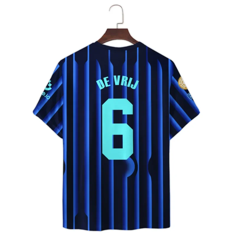Footballer Sport Milano T-Shirt  For Fan Footballer HVN1104SV070225TS3D - Image 3