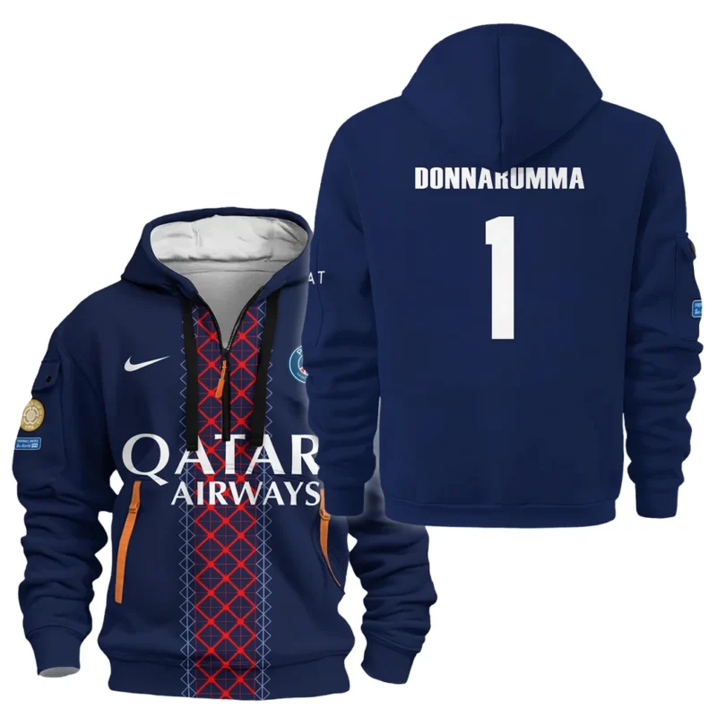 Fans Gift Sport Hoodie Half Zipper For Fan Football HVN1105GD070225HODZ
