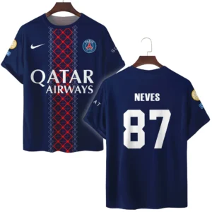 Footballer Sport T-Shirt  For Fan Footballer HVN1105JN070225TS3D