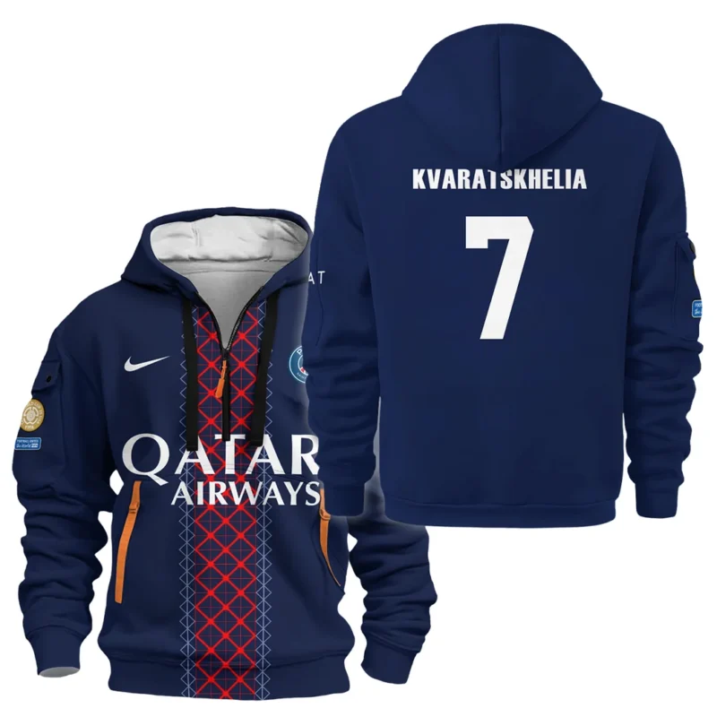 Fans Gift Sport Hoodie Half Zipper For Fan Football HVN1105KK070225HODZ