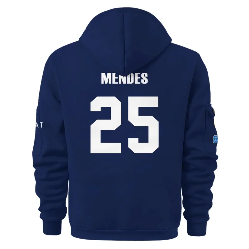 Fans Gift Sport Hoodie Half Zipper For Fan Football HVN1105NM070225HODZ - Image 3