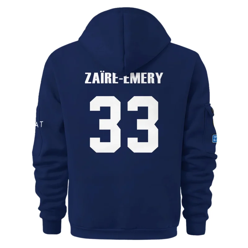 Fans Gift Sport Hoodie Half Zipper For Fan Football HVN1105WZE070225HODZ - Image 3