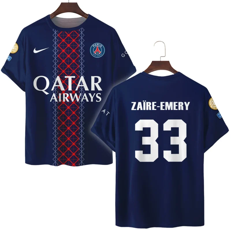 Footballer Sport T-Shirt  For Fan Footballer HVN1105WZE070225TS3D