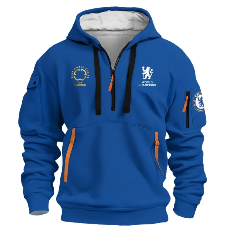 Football Hoodie Half Zipper Club World Cup 2025 Champions For Fan Football HVN11251125071425HODZ - Image 2
