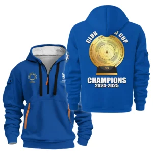 Football Hoodie Half Zipper Club World Cup 2025 Champions For Fan Football HVN11251125071425HODZ