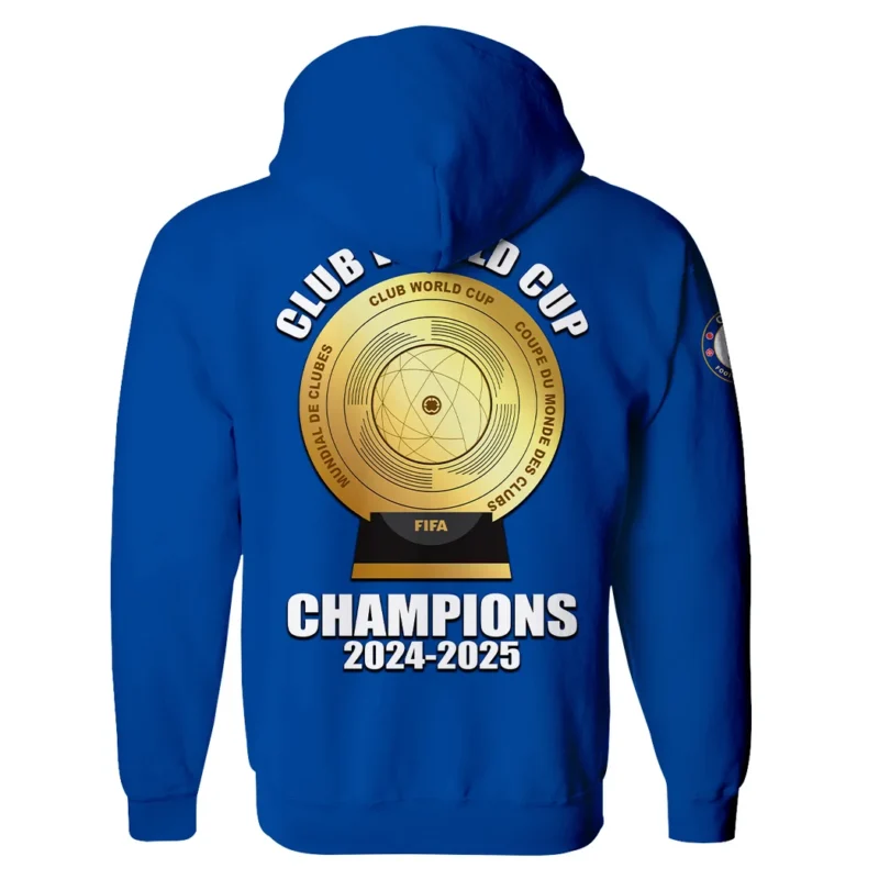 Football Zipper Hoodie Club World Cup 2025 Champions For Fan Football HVN11251125071425ZHD - Image 3