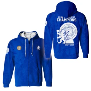 Football Zipper Hoodie Club World Cup 2025 Champions For Fan Football HVN11261126071425ZHD