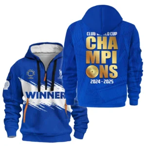 Football Hoodie Half Zipper Club World Cup 2025 Champions For Fan Football HVN11271127071425HODZ