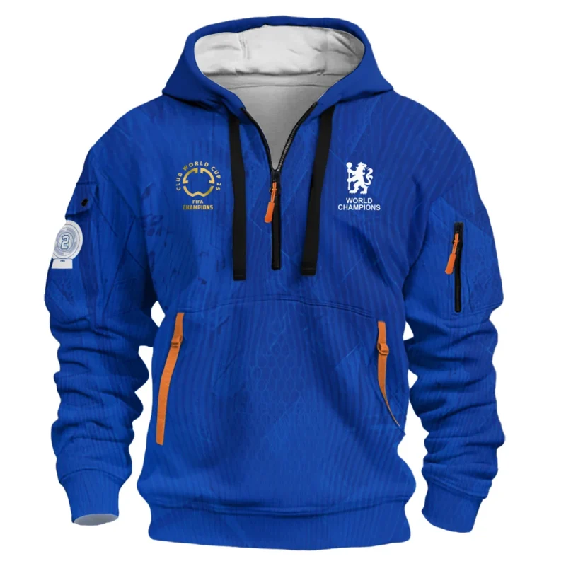 Football Hoodie Half Zipper Club World Cup 2025 Champions For Fan Football HVN11281128071425HODZ - Image 2