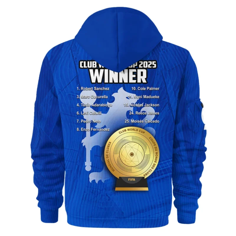 Football Hoodie Half Zipper Club World Cup 2025 Champions For Fan Football HVN11281128071425HODZ - Image 3