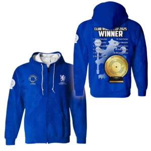 Football Zipper Hoodie Club World Cup 2025 Champions For Fan Football HVN11281128071425ZHD