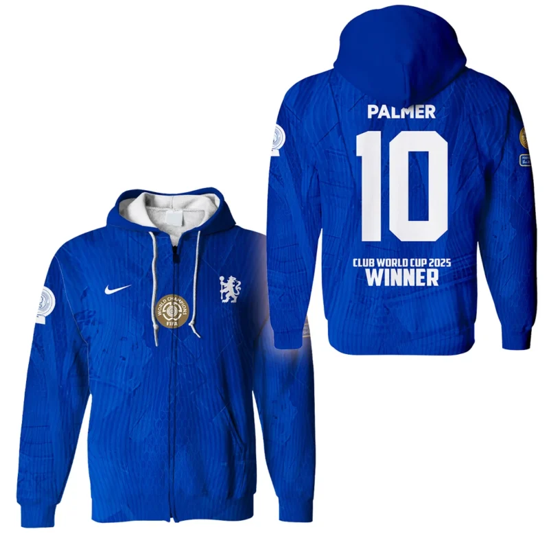 Sport Zipper Hoodie  Club World Cup 2025 Champions For Fan Football HVN1129CP071425ZHD