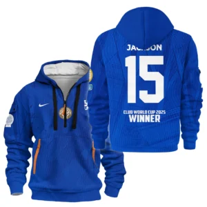 Sport Hoodie Half Zipper Club World Cup 2025 Champions For Fan Football HVN1129NJ071425HODZ