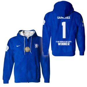 Sport Zipper Hoodie  Club World Cup 2025 Champions For Fan Football HVN1129RS071425ZHD