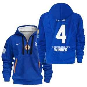 Sport Hoodie Half Zipper Club World Cup 2025 Champions For Fan Football HVN1129TA071425HODZ