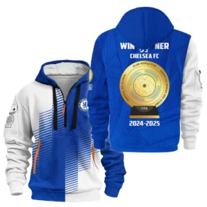 Football Hoodie Half Zipper Club World Cup 2025 Champions For Fan Football HVN11301130071425HODZ