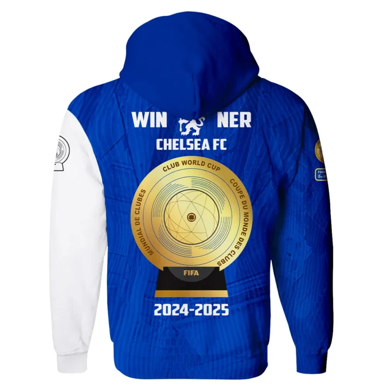 Football Zipper Hoodie Club World Cup 2025 Champions For Fan Football HVN11301130071425ZHD - Image 3