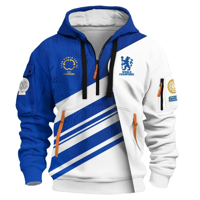Football Hoodie Half Zipper Club World Cup 2025 Champions For Fan Football HVN11311131071425HODZ - Image 2