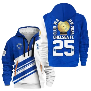 Football Hoodie Half Zipper Club World Cup 2025 Champions For Fan Football HVN11311131071425HODZ