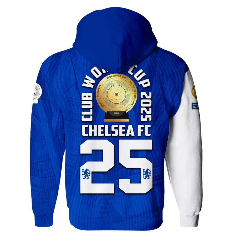 Football Zipper Hoodie Club World Cup 2025 Champions For Fan Football HVN11311131071425ZHD - Image 3
