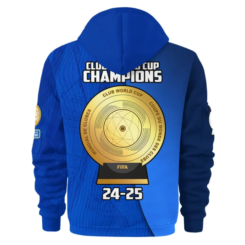Football Hoodie Half Zipper Club World Cup 2025 Champions For Fan Football HVN11321132071425HODZ - Image 3