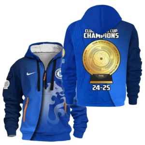 Football Hoodie Half Zipper Club World Cup 2025 Champions For Fan Football HVN11321132071425HODZ